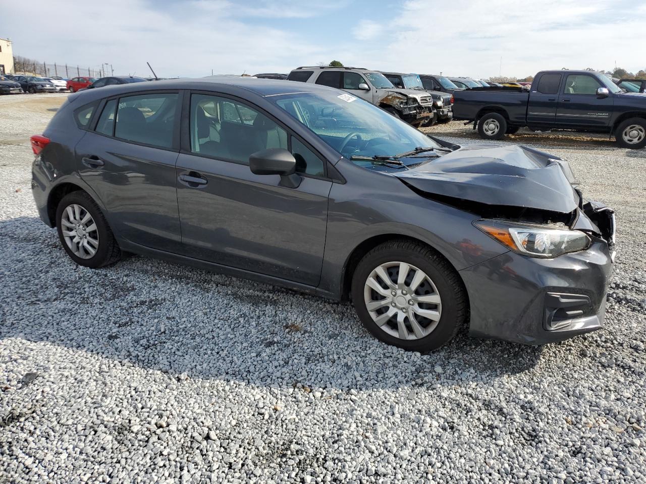 2018 Subaru Impreza VIN 4S3GTAA68J3712142 Copart auction photo, front end / mechanical damage thumbnail 4