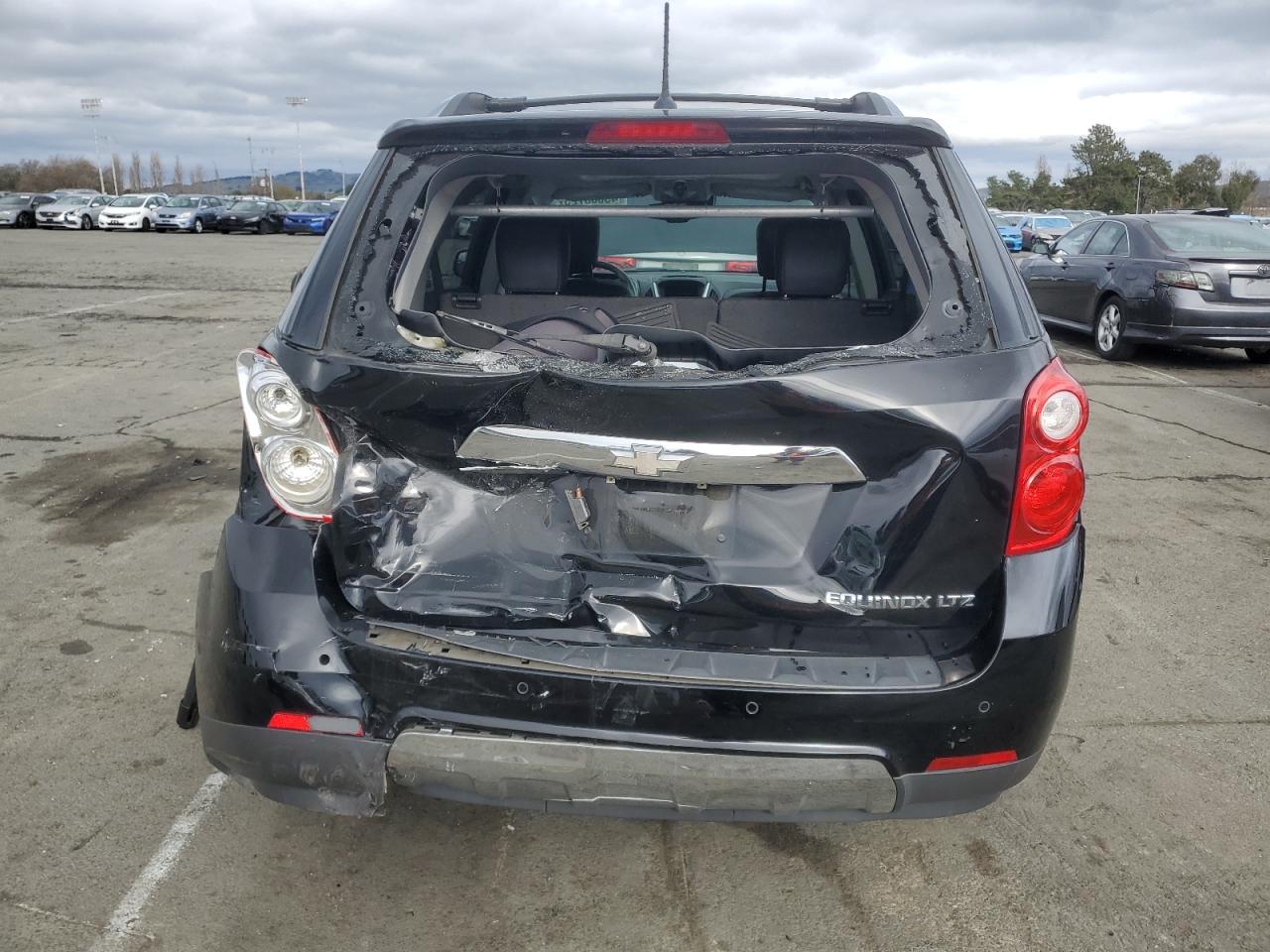 2014 Chevrolet Equinox VIN 2GNALDEK0E6317599 Copart auction photo, rear end / mechanical damage thumbnail 6