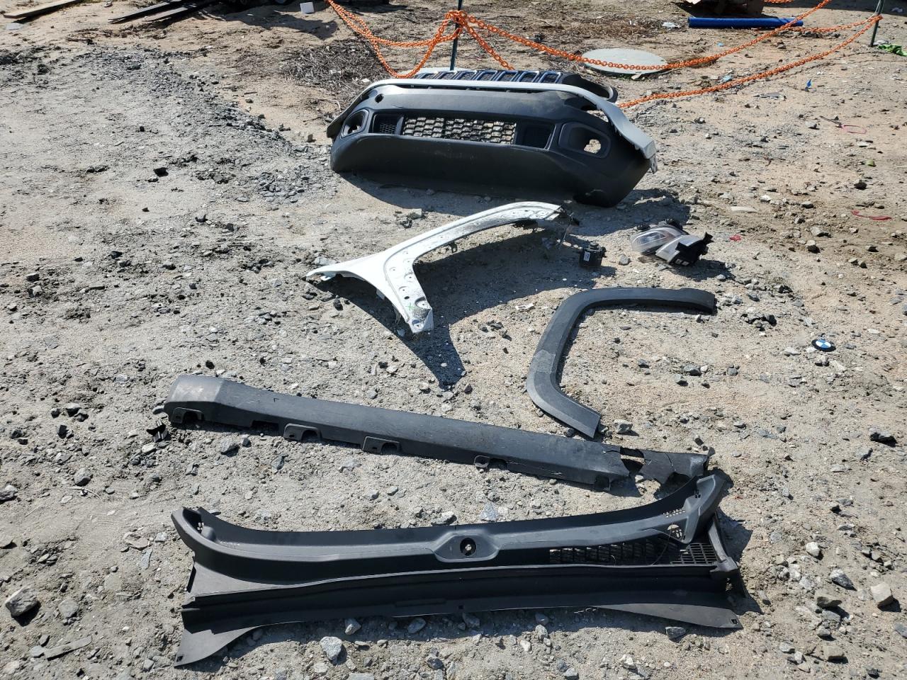 2017 Jeep Renegade VIN ZACCJABB1HPG45406 Copart auction photo, front end / side damage thumbnail 13