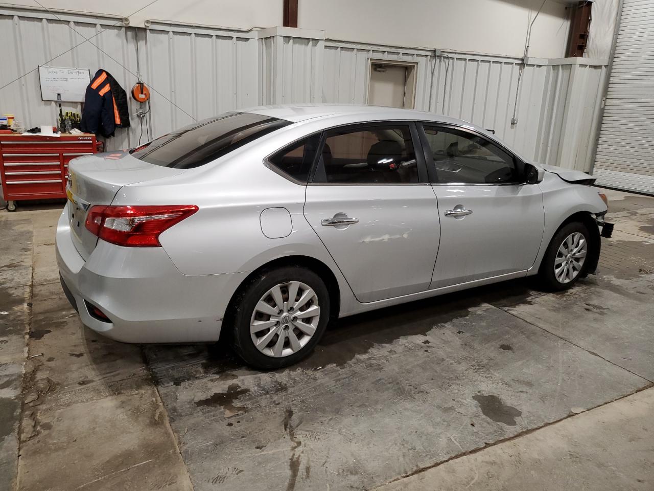 2016 Nissan Sentra VIN 3N1AB7AP9GY291197 Copart auction photo, front end / side damage thumbnail 3