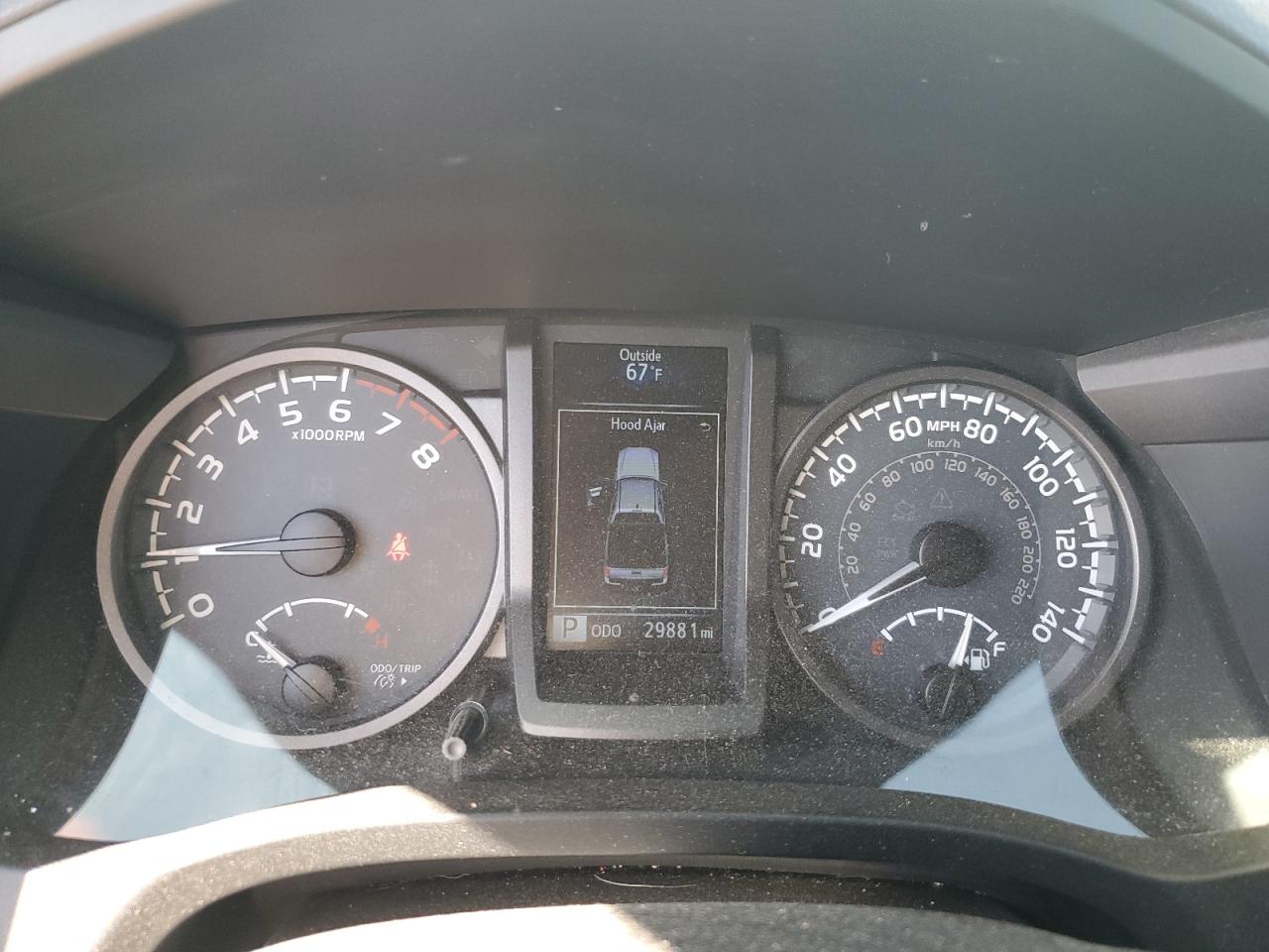 2019 Toyota Tacoma VIN 3TMCZ5ANXKM266801 Copart auction photo, front end damage thumbnail 9