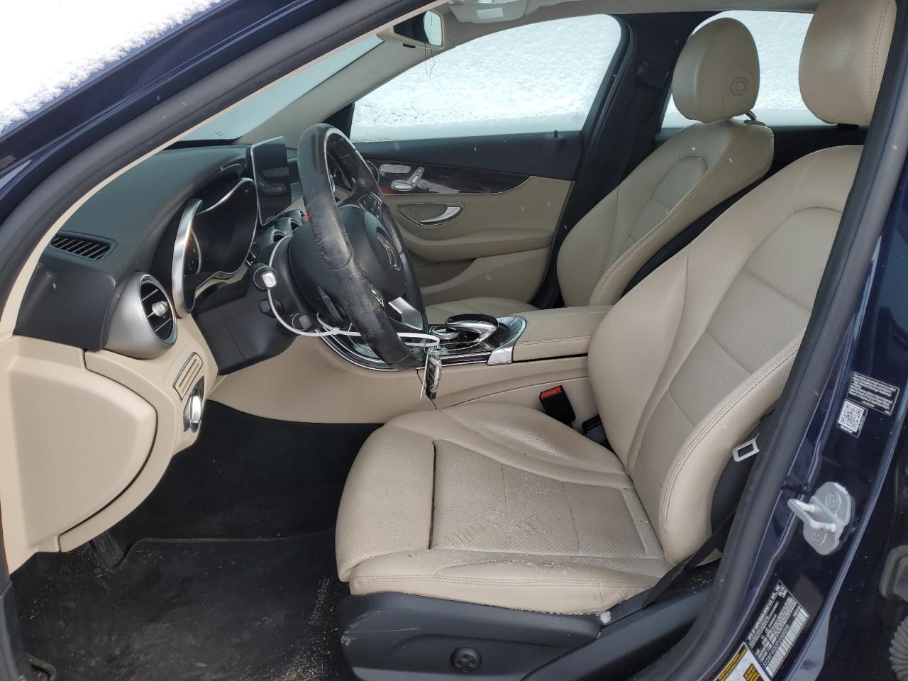 2015 Mercedes-Benz C-klasse VIN 55SWF4KB3FU068008 Copart auction photo, front end damage thumbnail 7