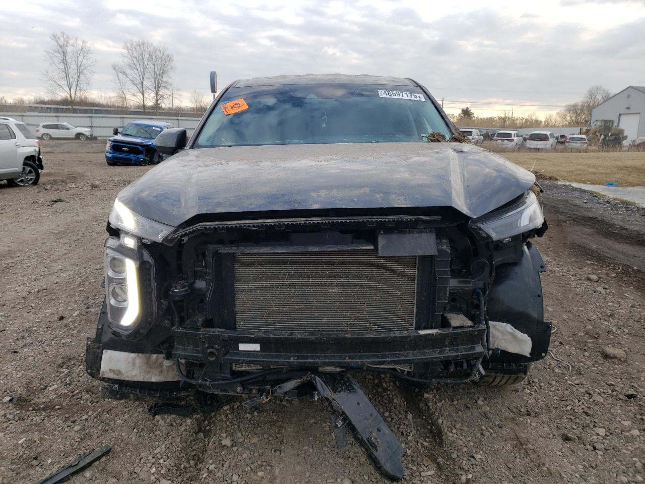 2020 Hyundai Palisade VIN KM8R1DHE8LU057891 Copart auction photo, front end / rear end damage thumbnail 5