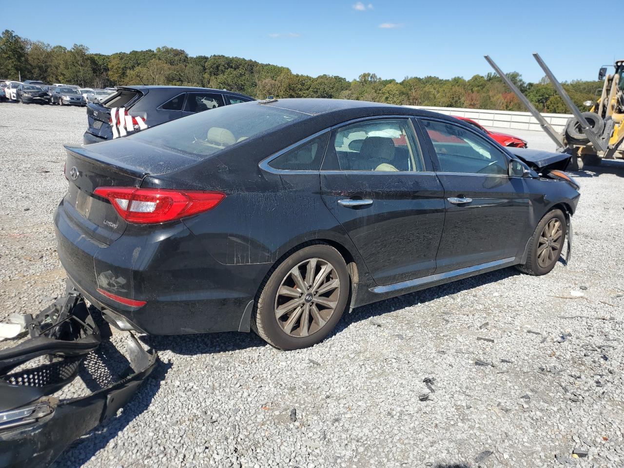 2017 Hyundai Sonata VIN 5NPE34AFXHH449109 Copart auction photo, front end damage thumbnail 3