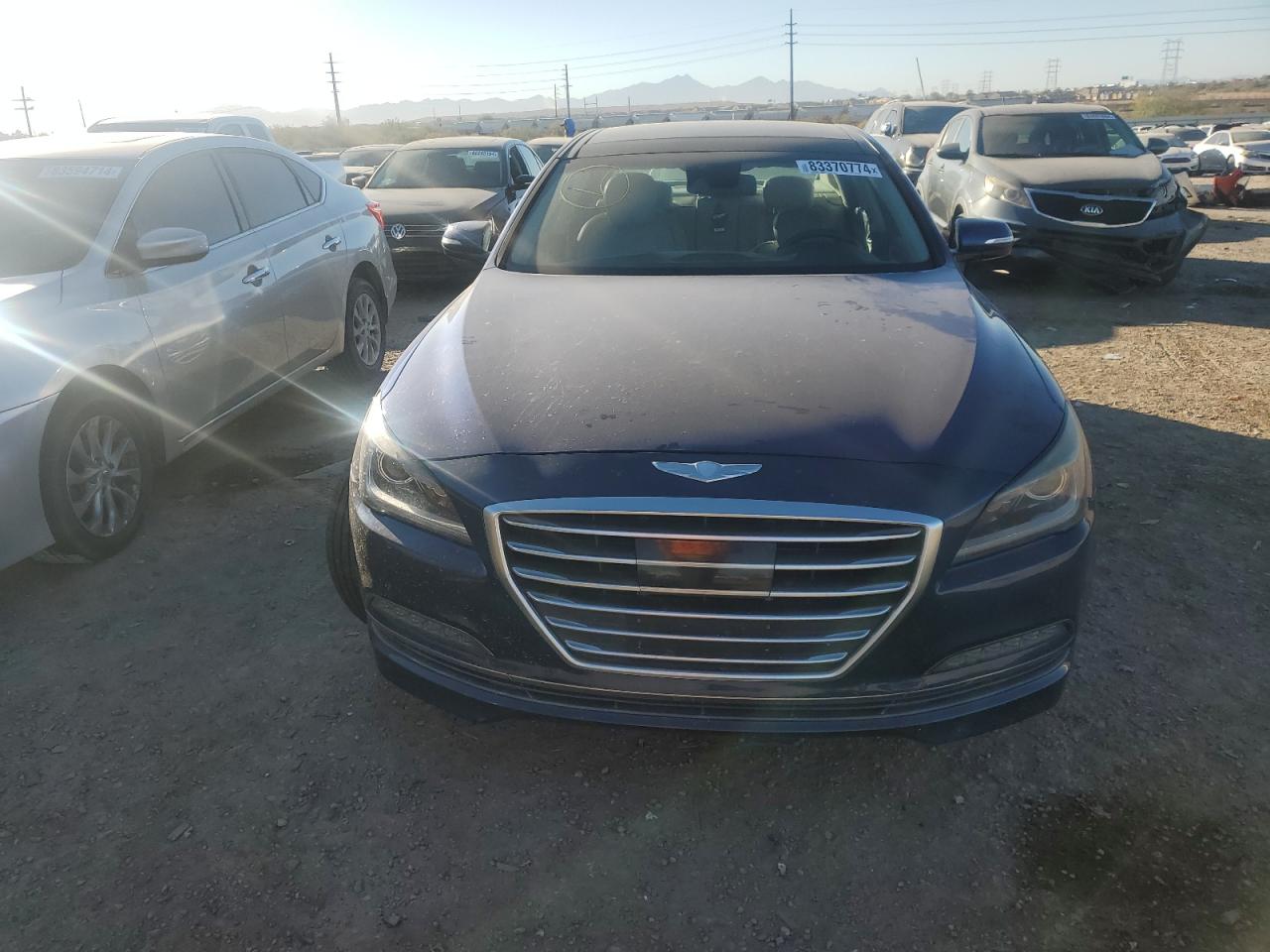 2015 Hyundai Genesis VIN KMHGN4JF1FU060604 Copart auction photo, mechanical / damage history damage thumbnail 5