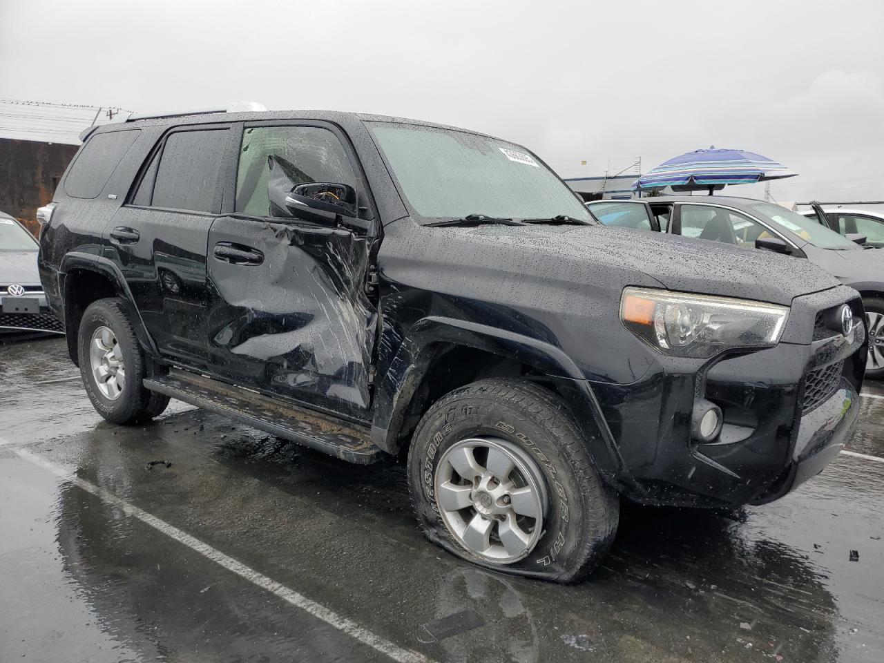 2016 Toyota 4Runner VIN JTEBU5JR7G5332727 Copart auction photo, side damage thumbnail 4