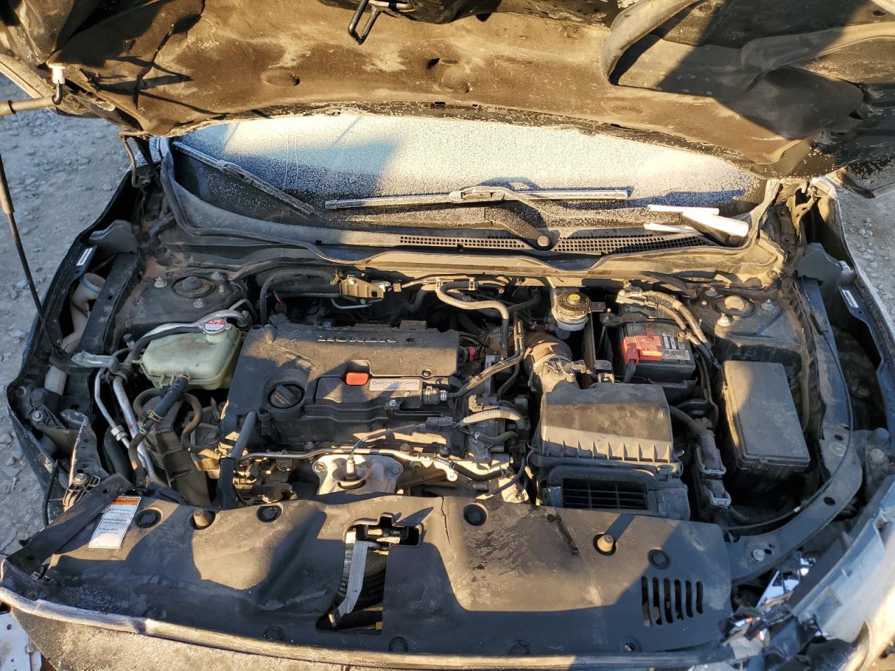 2016 Honda Civic VIN 19XFC2F56GE220048 Copart auction photo, front end / rear end damage thumbnail 13