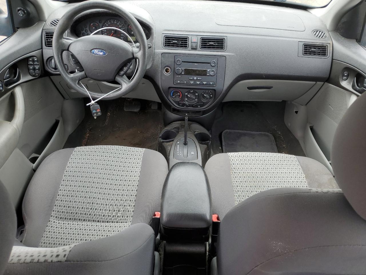2007 Ford Focus VIN 1FAHP34N67W363017 Copart auction photo, front end / side damage thumbnail 8