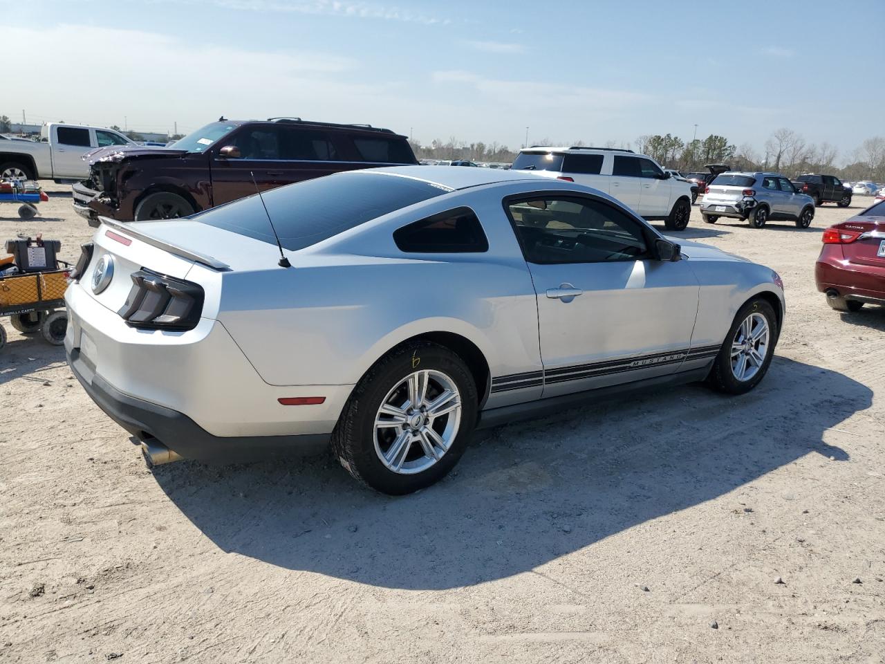 2012 Ford Mustang VIN 1ZVBP8AM9C5281417 Copart auction photo, side / minor dent/scratches damage thumbnail 3
