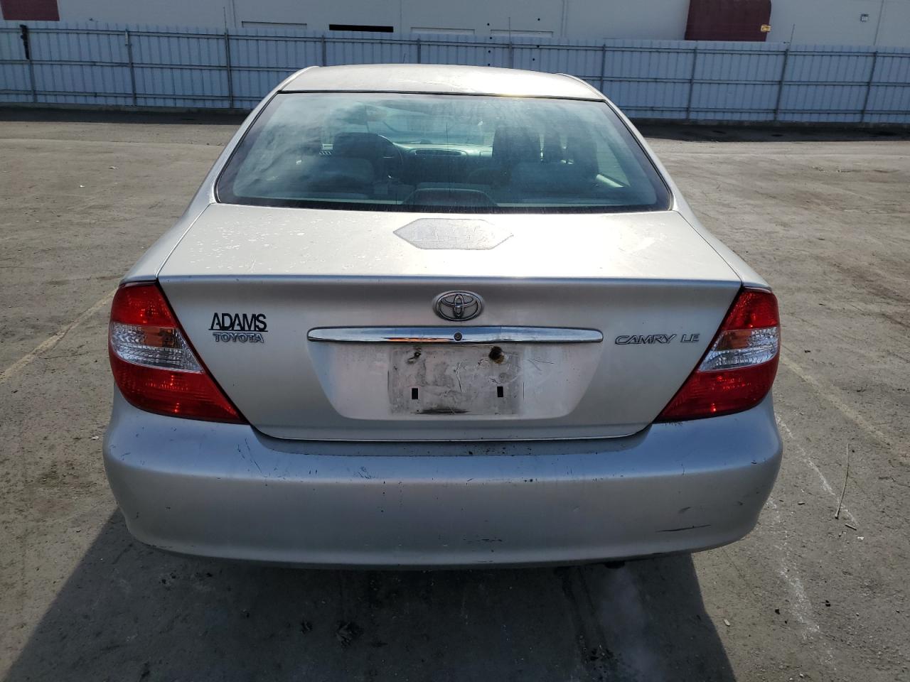 2004 Toyota Camry VIN 4T1BE32K34U895116 Copart auction photo, rear end damage thumbnail 6