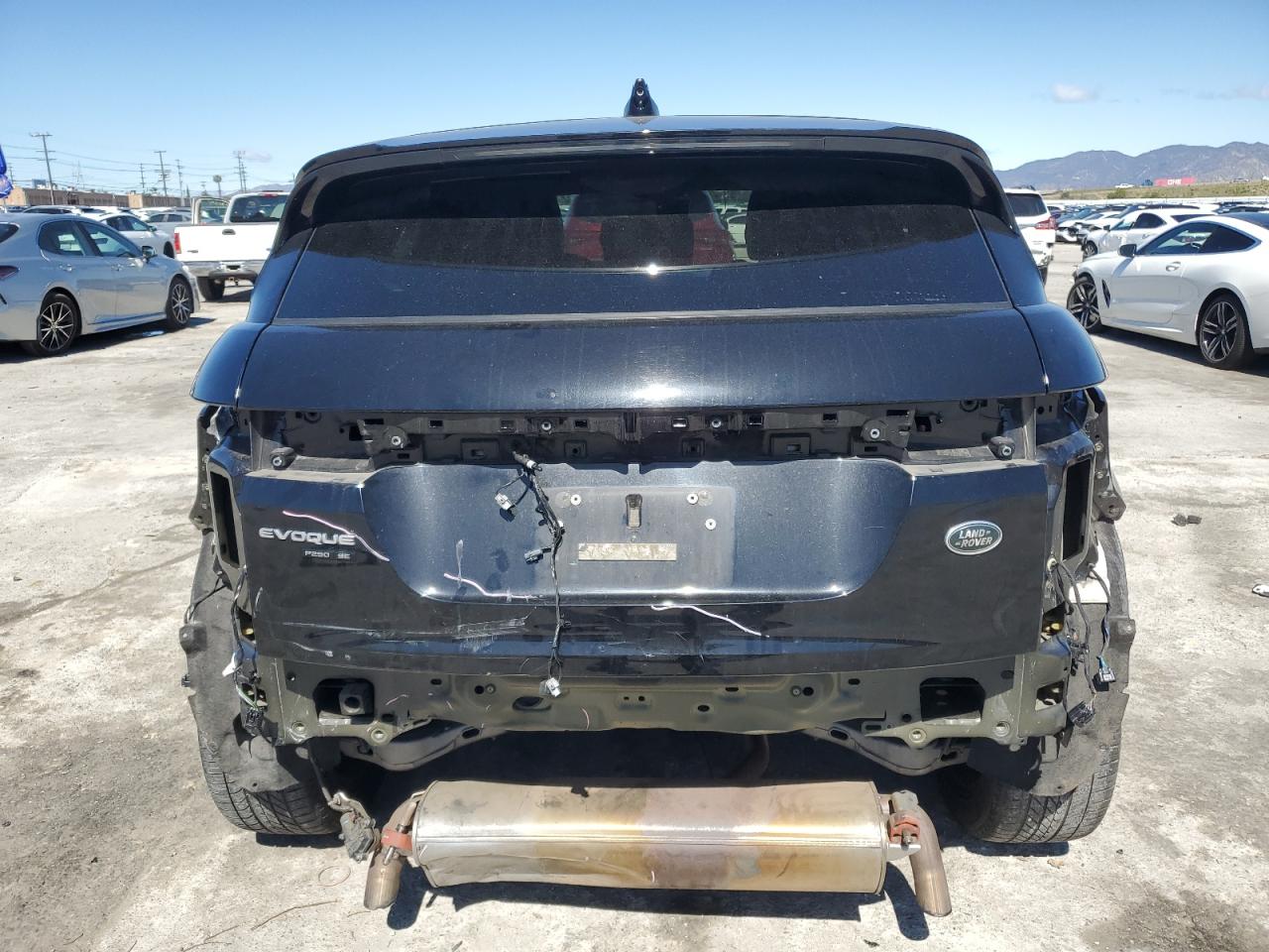 2020 Land Rover Range Rover VIN SALZP2FX0LH045747 Copart auction photo, rear end damage thumbnail 6