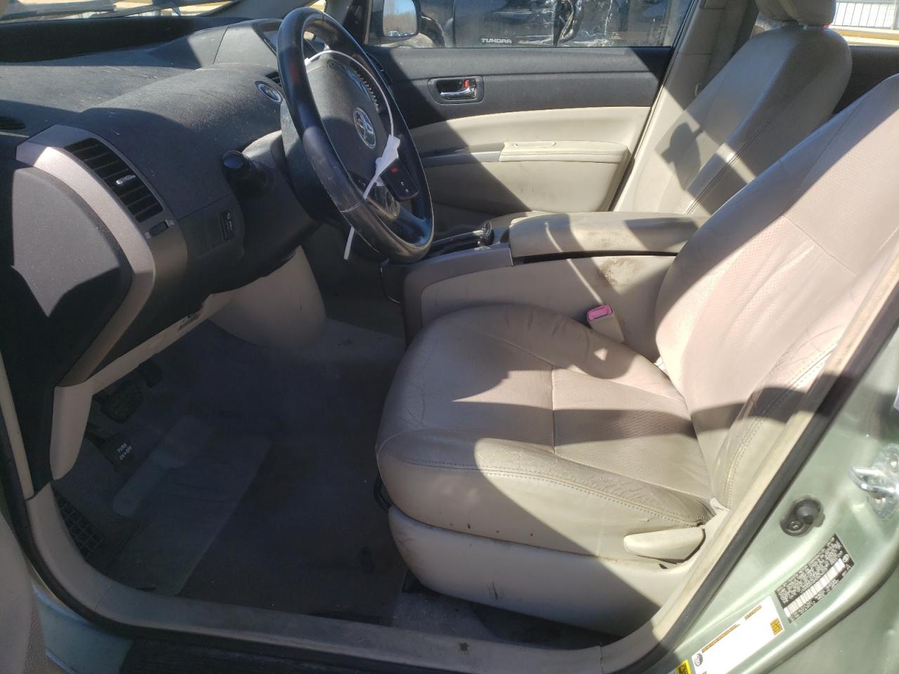 2009 Toyota Prius VIN JTDKB20U693476573 Copart auction photo, front end / hail damage thumbnail 7