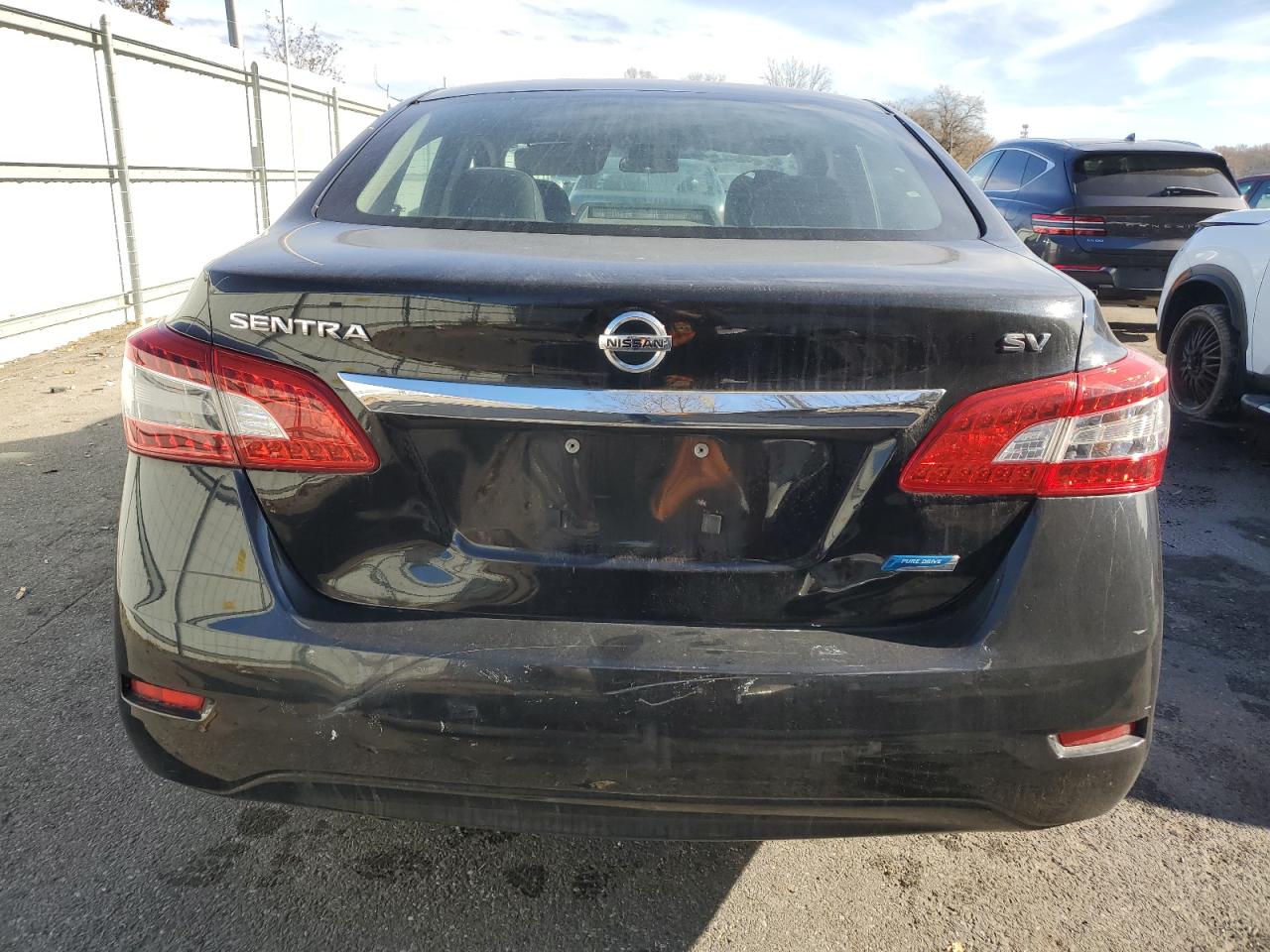 2013 Nissan Sentra VIN 1N4AB7APXDN909686 Copart auction photo, front end damage thumbnail 6