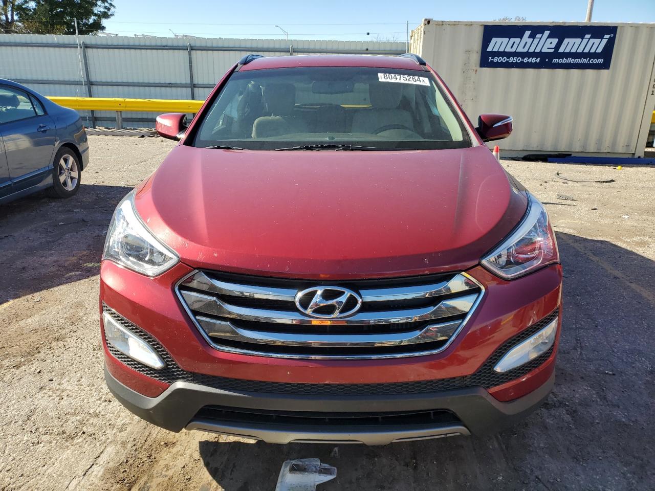 2014 Hyundai Santa Fe VIN 5XYZU3LA1EG169771 Copart auction photo, all over damage thumbnail 5