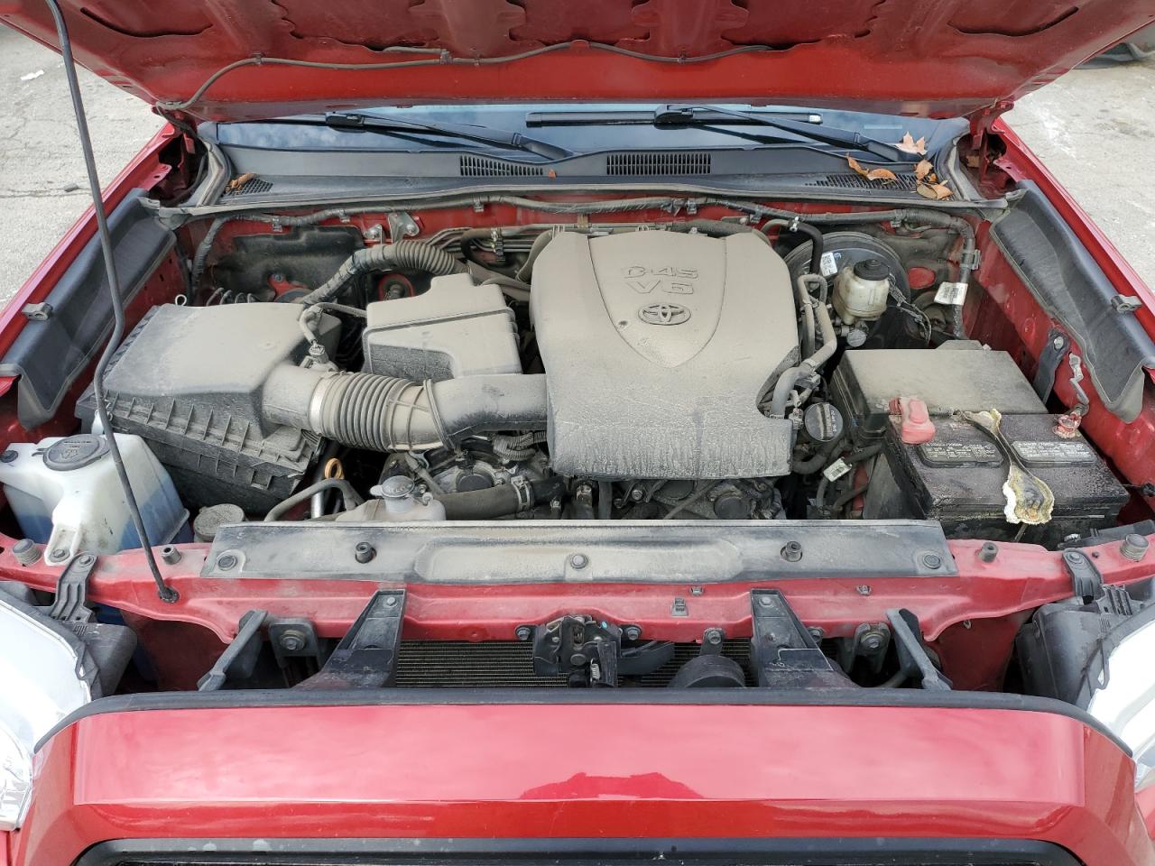 2020 Toyota Tacoma VIN 3TMCZ5AN0LM334038 Copart auction photo, rear end / front end damage thumbnail 11
