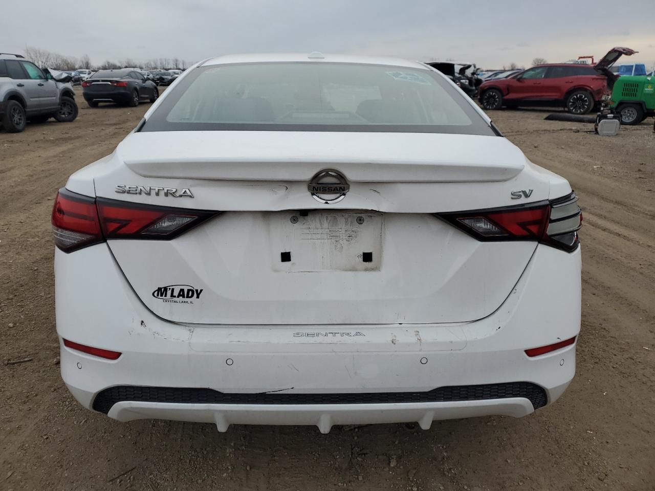 2021 Nissan Sentra VIN 3N1AB8CV0MY209483 Copart auction photo, side / front end damage thumbnail 6