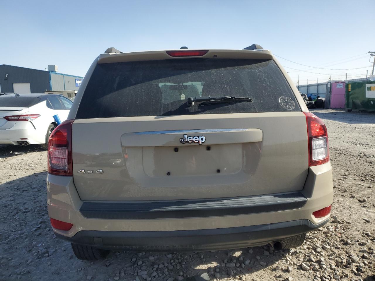2016 Jeep Compass VIN 1C4NJDBBXGD802616 Copart auction photo, front end damage thumbnail 6