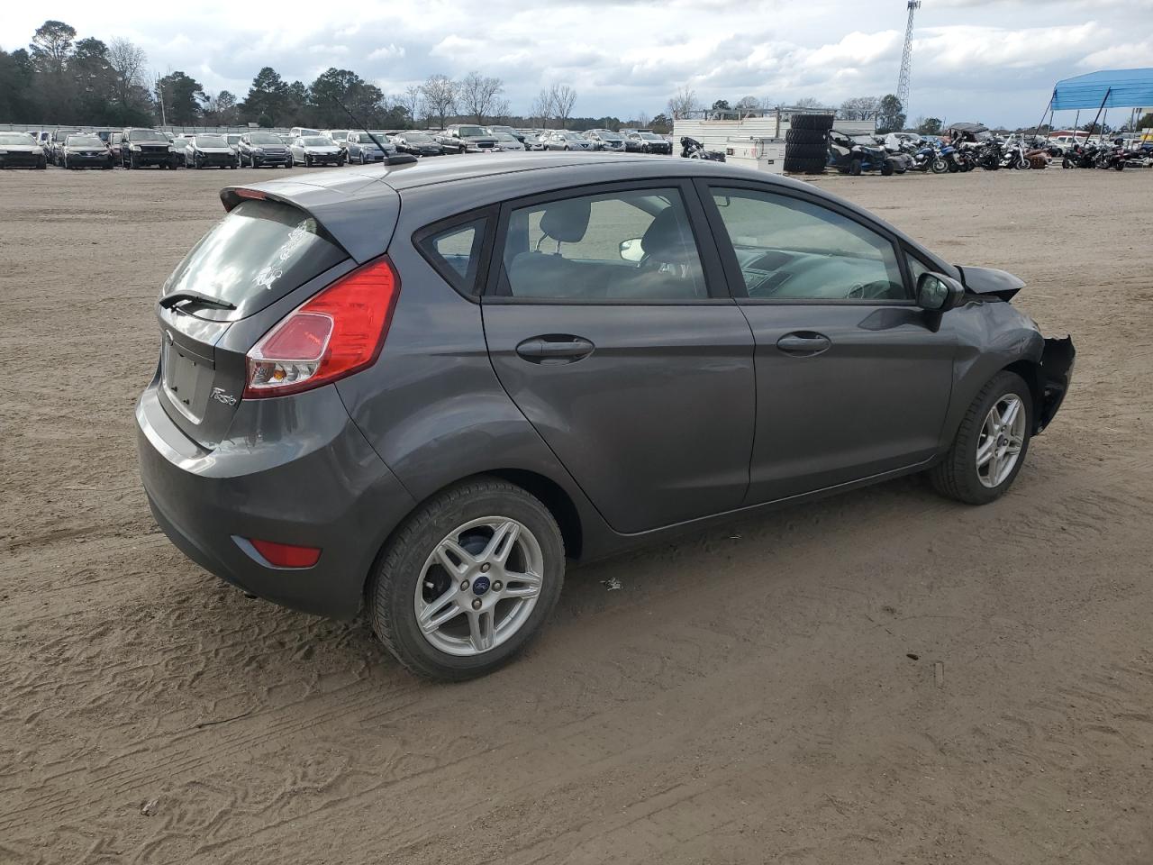 2018 Ford Fiesta VIN 3FADP4EJ5JM145528 Copart auction photo, front end damage thumbnail 3