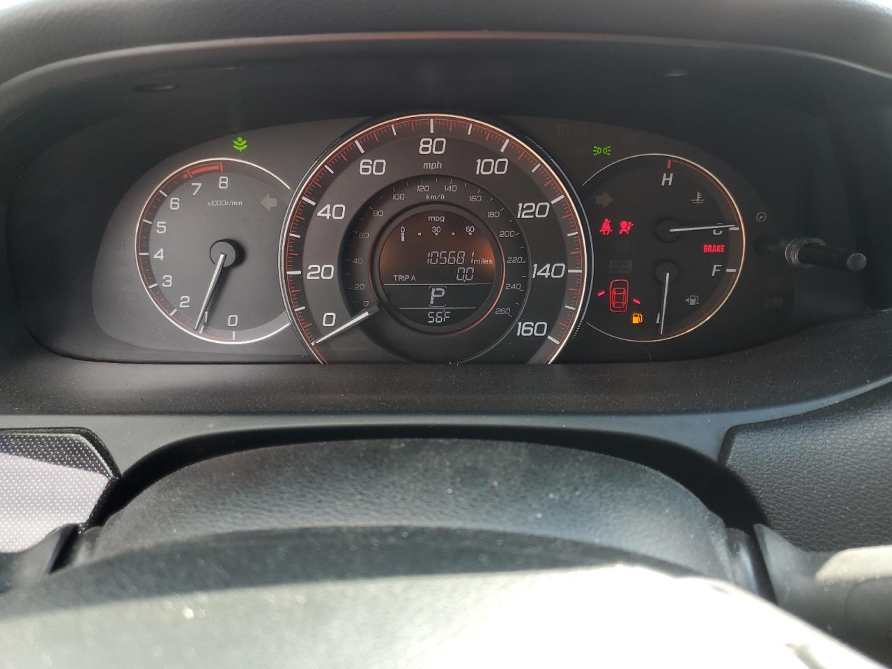 2014 Honda Accord VIN 1HGCR2F57EA201754 Copart auction photo, rear end damage thumbnail 9