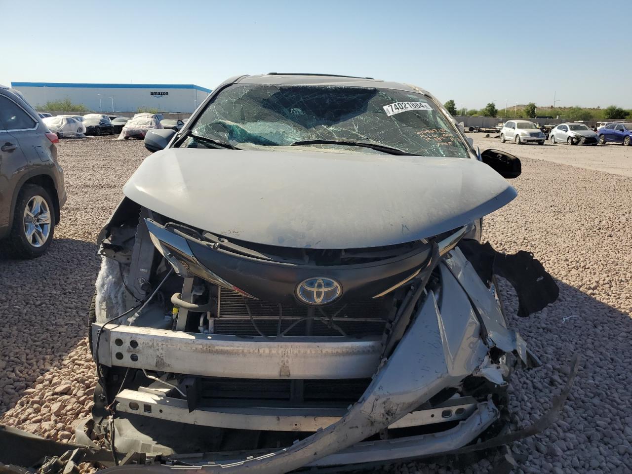 2022 Toyota Sienna VIN 5TDASKFC4NS043580 Copart auction photo, all over damage thumbnail 5