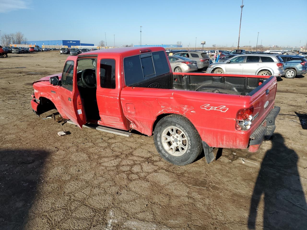 2008 Ford Ranger VIN 1FTZR45E28PA16647 Copart auction photo, all over damage thumbnail 2