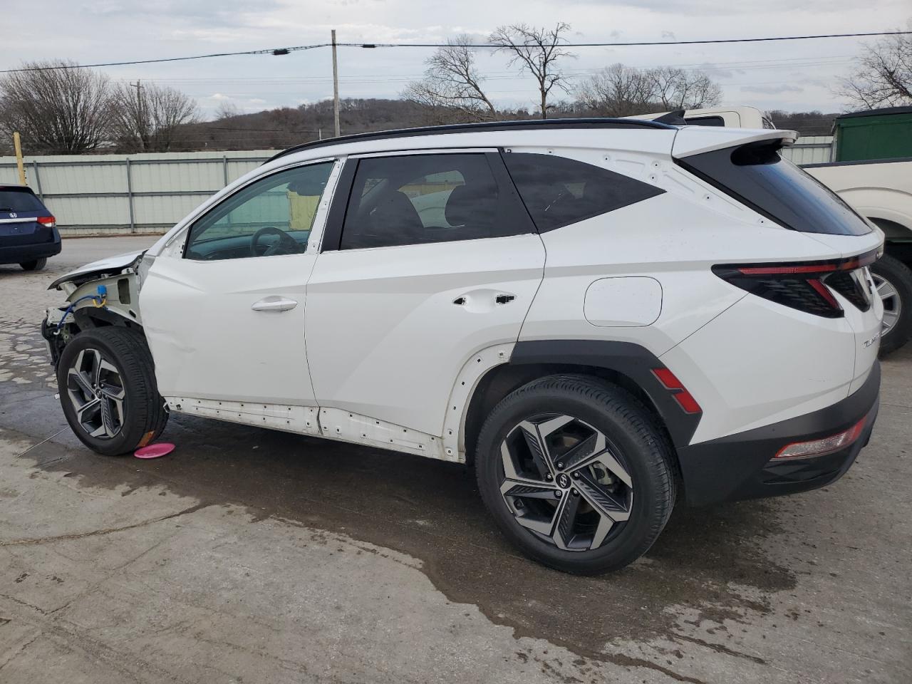 2023 Hyundai Tucson VIN KM8JFCA19PU098567 Copart auction photo, side damage thumbnail 2