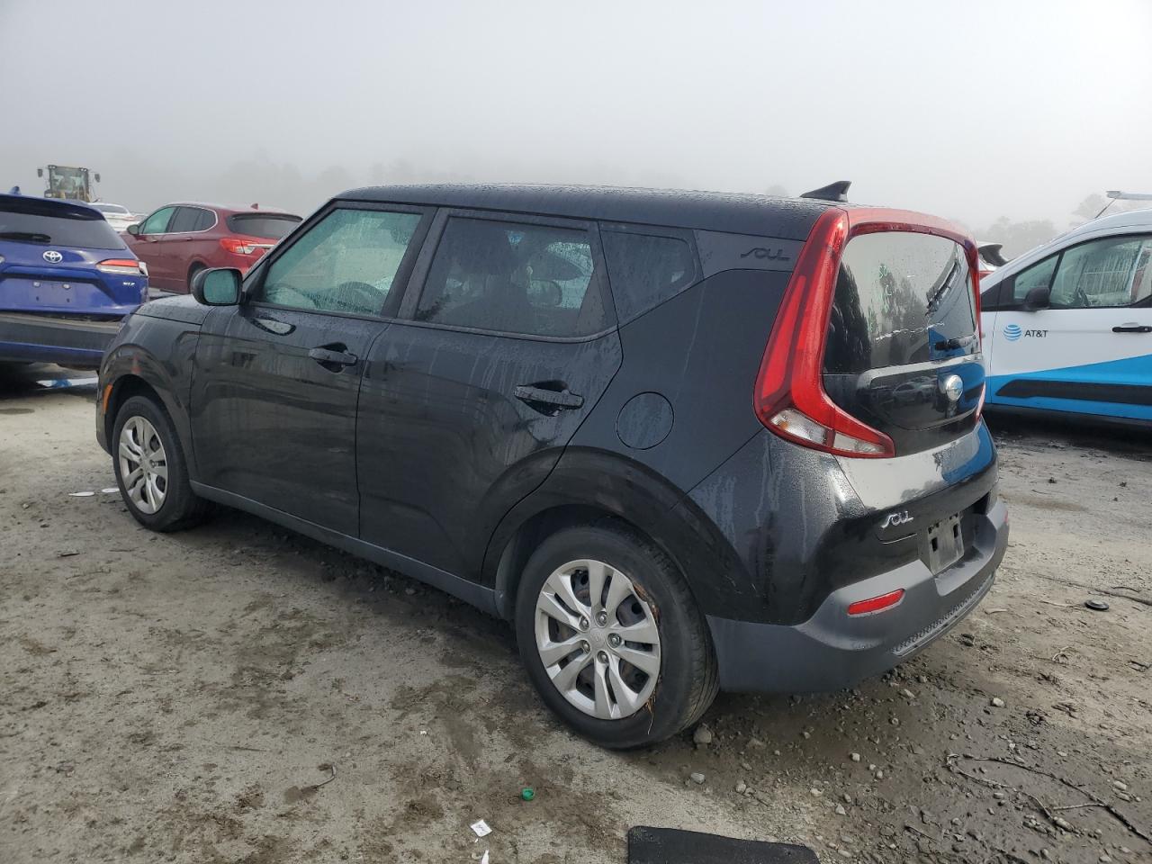 2020 KIA Soul VIN KNDJ23AUXL7005297 Copart auction photo, side damage thumbnail 2