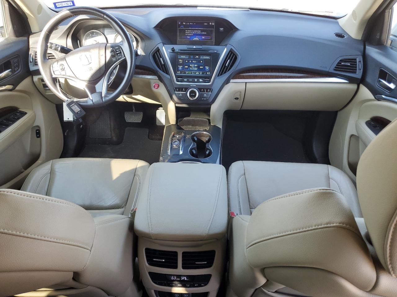 2017 Acura MDX VIN 5J8YD4H59HL000024 Copart auction photo, side / minor dent/scratches damage thumbnail 8