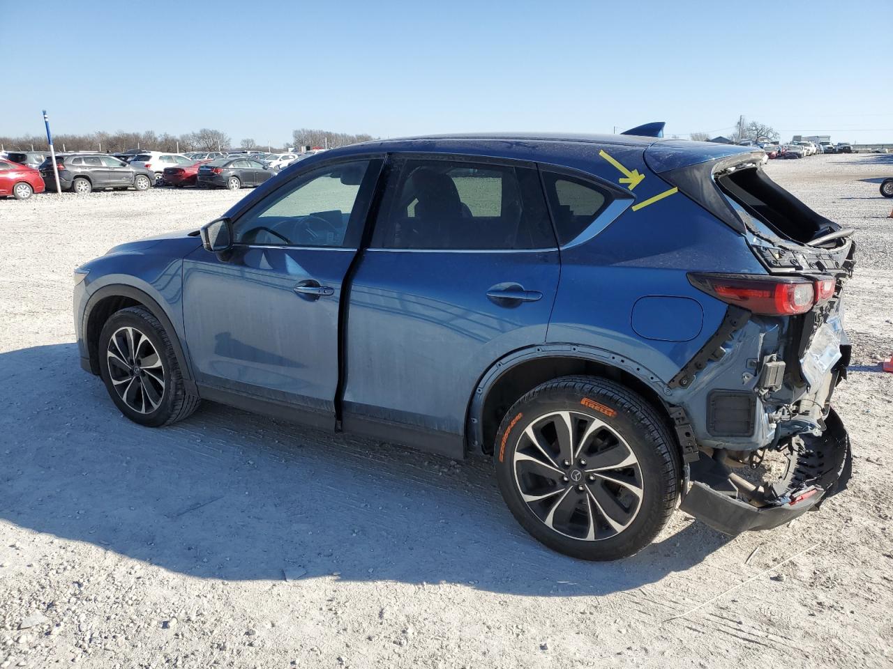 2022 Mazda CX-5 VIN JM3KFBDM6N0523151 Copart auction photo, rear end damage thumbnail 2