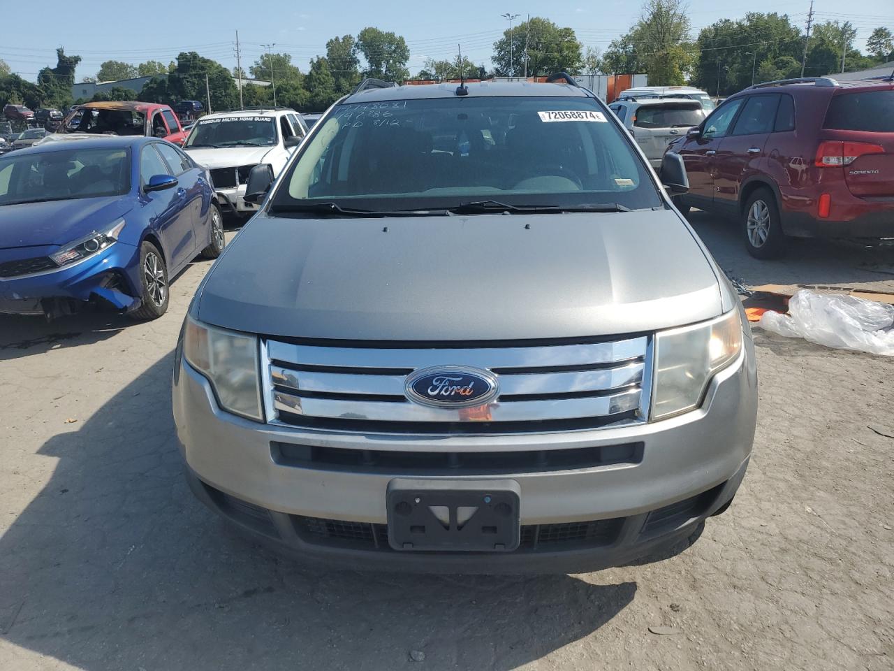 2008 Ford Edge VIN 2FMDK36C38BB38281 Copart auction photo, rear end damage thumbnail 5