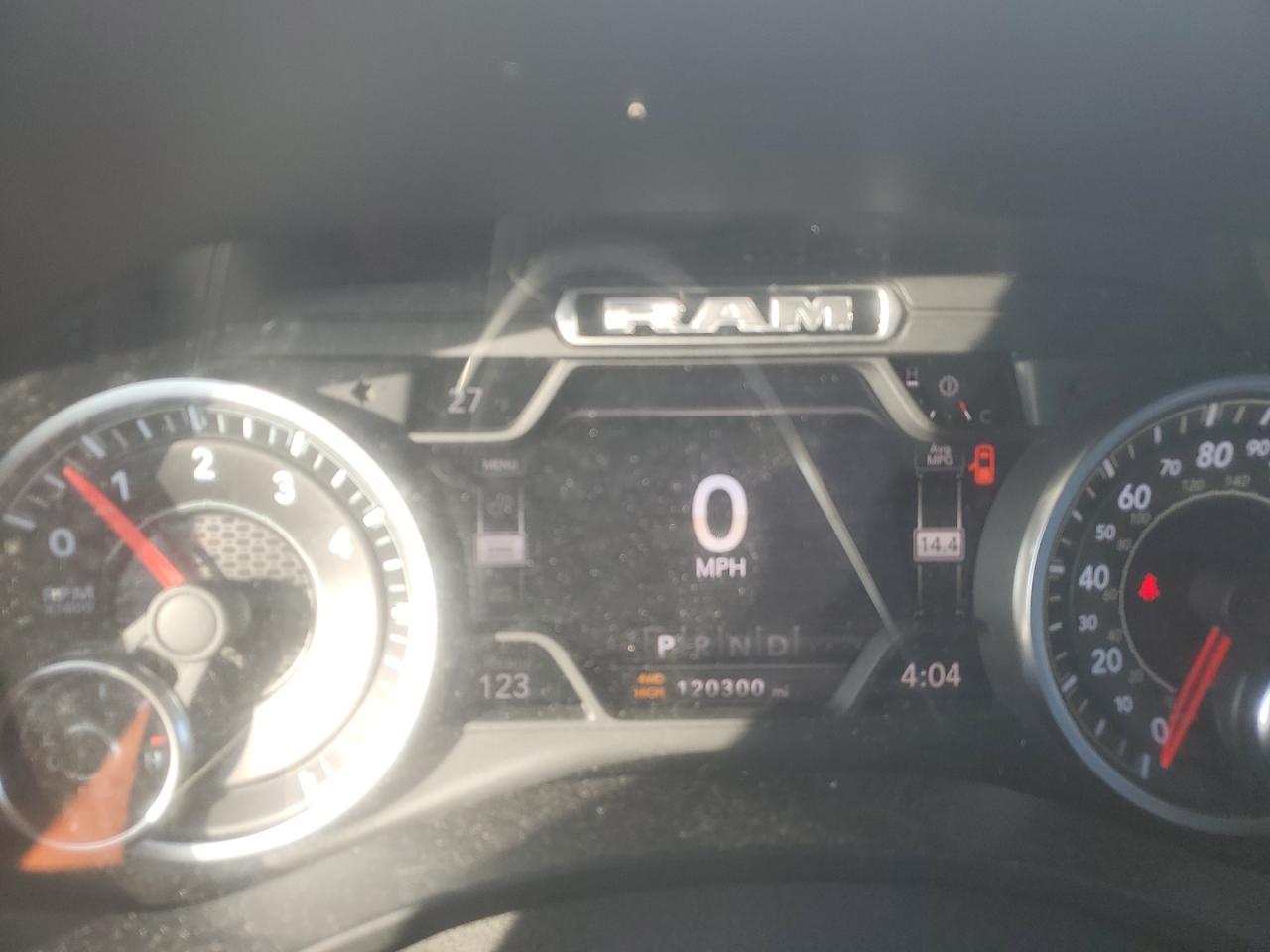 2020 RAM 1500 VIN 1C6SRFFT3LN247126 Copart auction photo, rear end / front end damage thumbnail 9