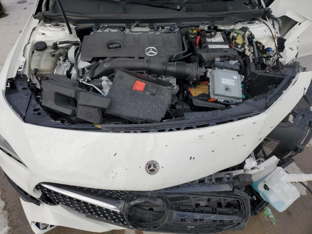 2023 Mercedes-Benz CLA-klasse VIN W1K5J4GB2PN401134 Copart auction photo, front end damage thumbnail 11