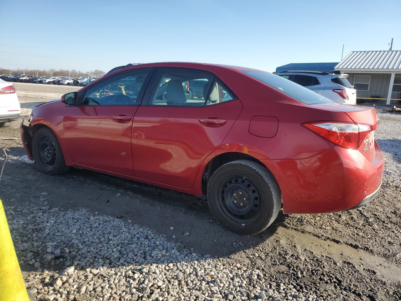 2014 Toyota Corolla VIN 5YFBURHE1EP021163 Copart auction photo, hail / front end damage thumbnail 2