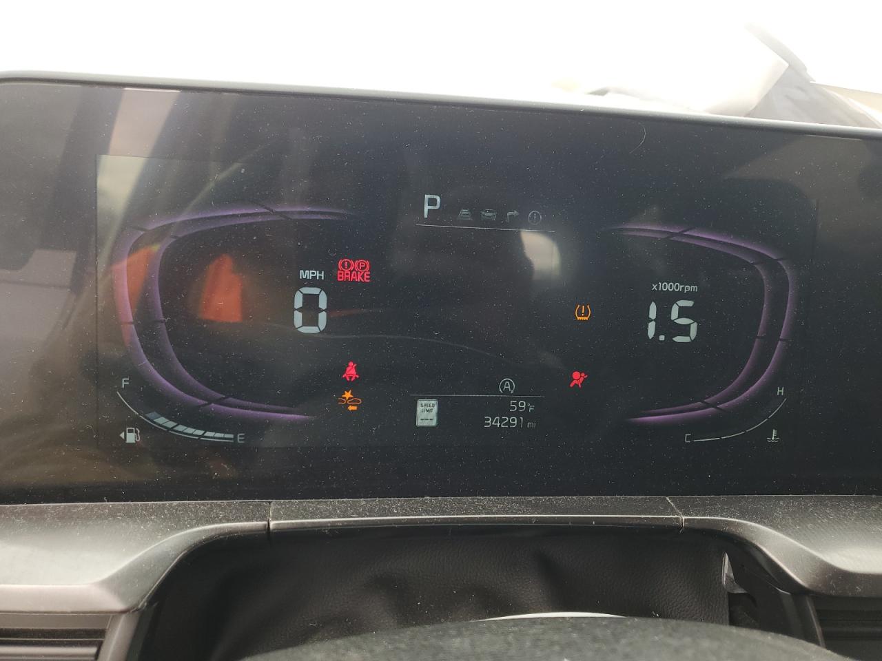 2023 KIA Telluride VIN 5XYP6DGC9PG401751 Copart auction photo, all over damage thumbnail 9