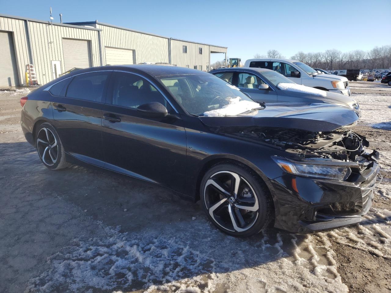 2022 Honda Accord VIN 1HGCV1F4XNA044816 Copart auction photo, front end damage thumbnail 4
