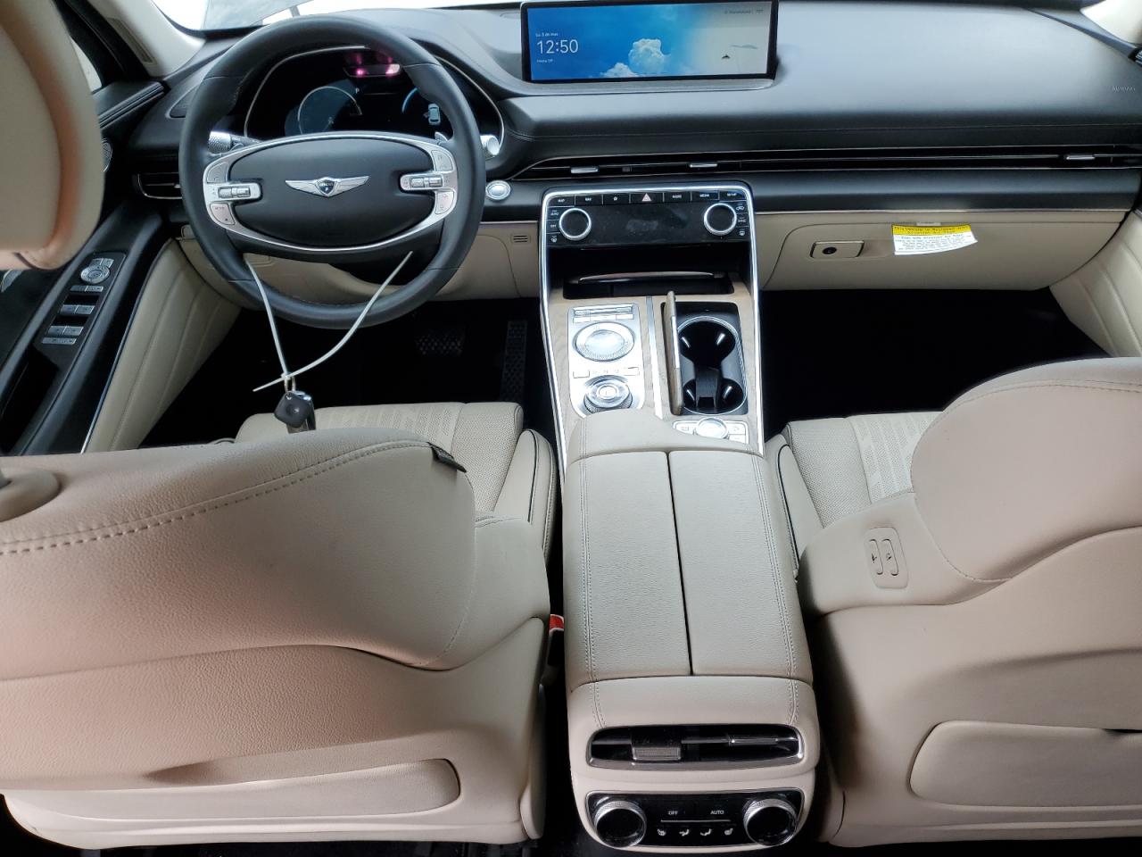 2022 Genesis Gv80 VIN KMUHBDSB2NU101119 Copart auction photo, front end damage thumbnail 8