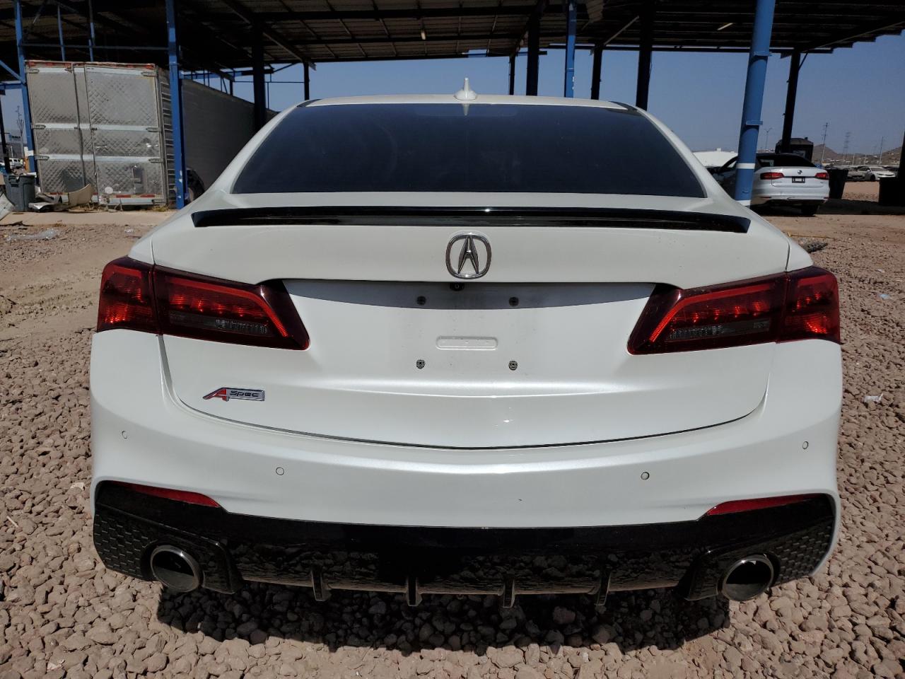 2018 Acura TLX VIN 19UUB2F63JA000669 Copart auction photo, front end / side damage thumbnail 6