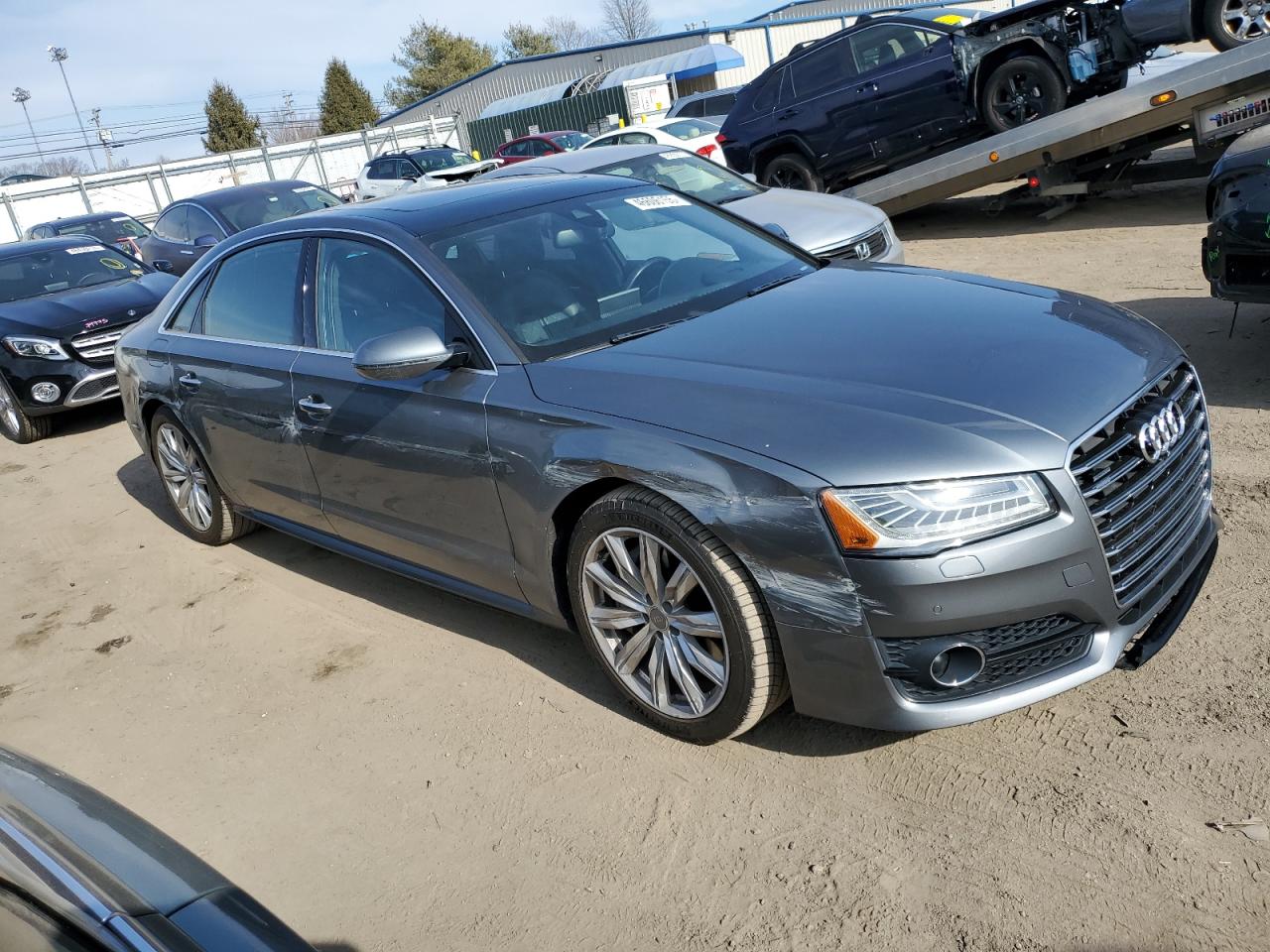 2017 Audi A8 VIN WAU43AFD2HN018729 Copart auction photo, side damage thumbnail 4