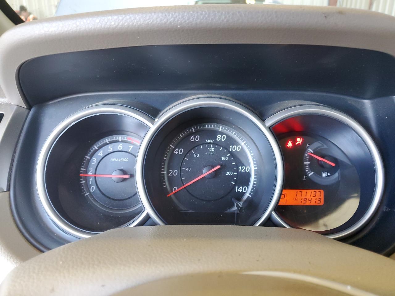 2010 Nissan Versa VIN 3N1BC1CP2AL424902 Copart auction photo, front end / rear end damage thumbnail 9