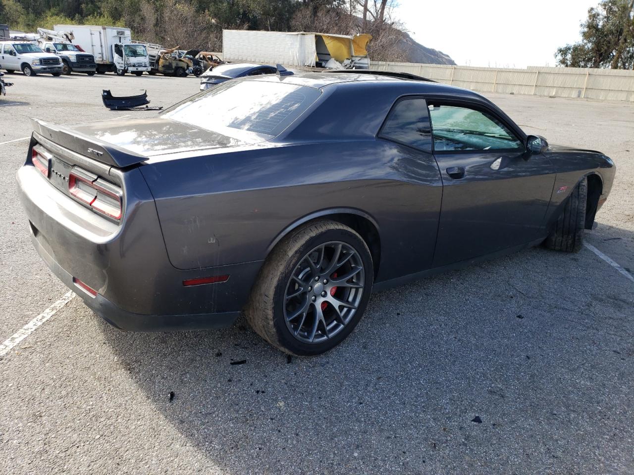 2015 Dodge Challenger VIN 2C3CDZDJXFH804775 Copart auction photo, side / front end damage thumbnail 3