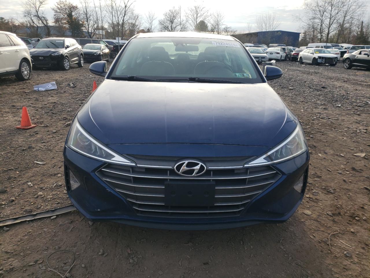 2020 Hyundai Elantra VIN 5NPD84LF4LH621962 Copart auction photo, vandalism / stripped damage thumbnail 5