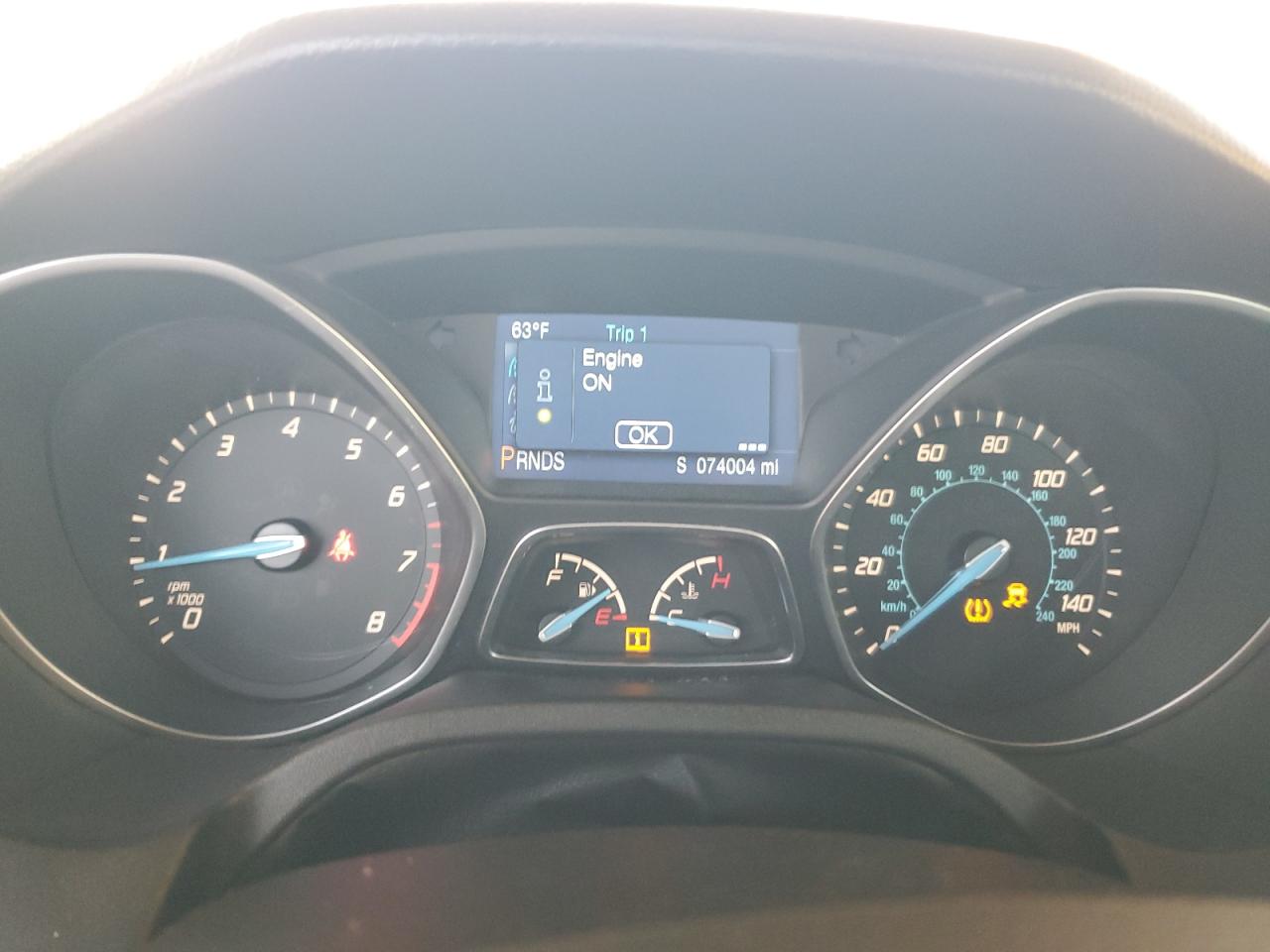 2014 Ford Focus VIN 1FADP3F2XEL252874 Copart auction photo, front end / side damage thumbnail 9