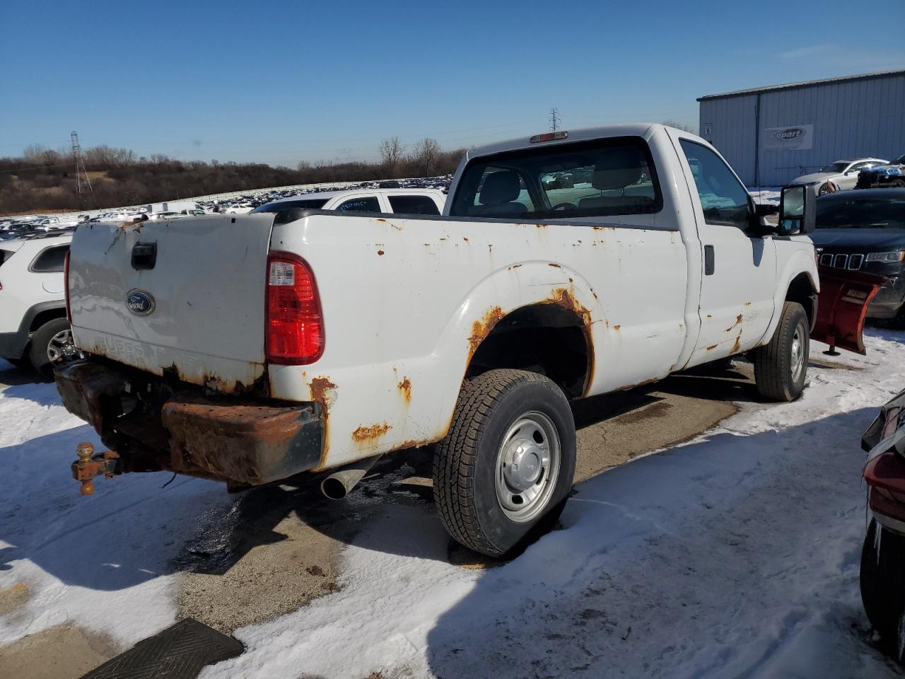 2012 Ford F350 VIN 1FTRF3B68CEC11009 Copart auction photo, normal wear / minor dent/scratches damage thumbnail 3