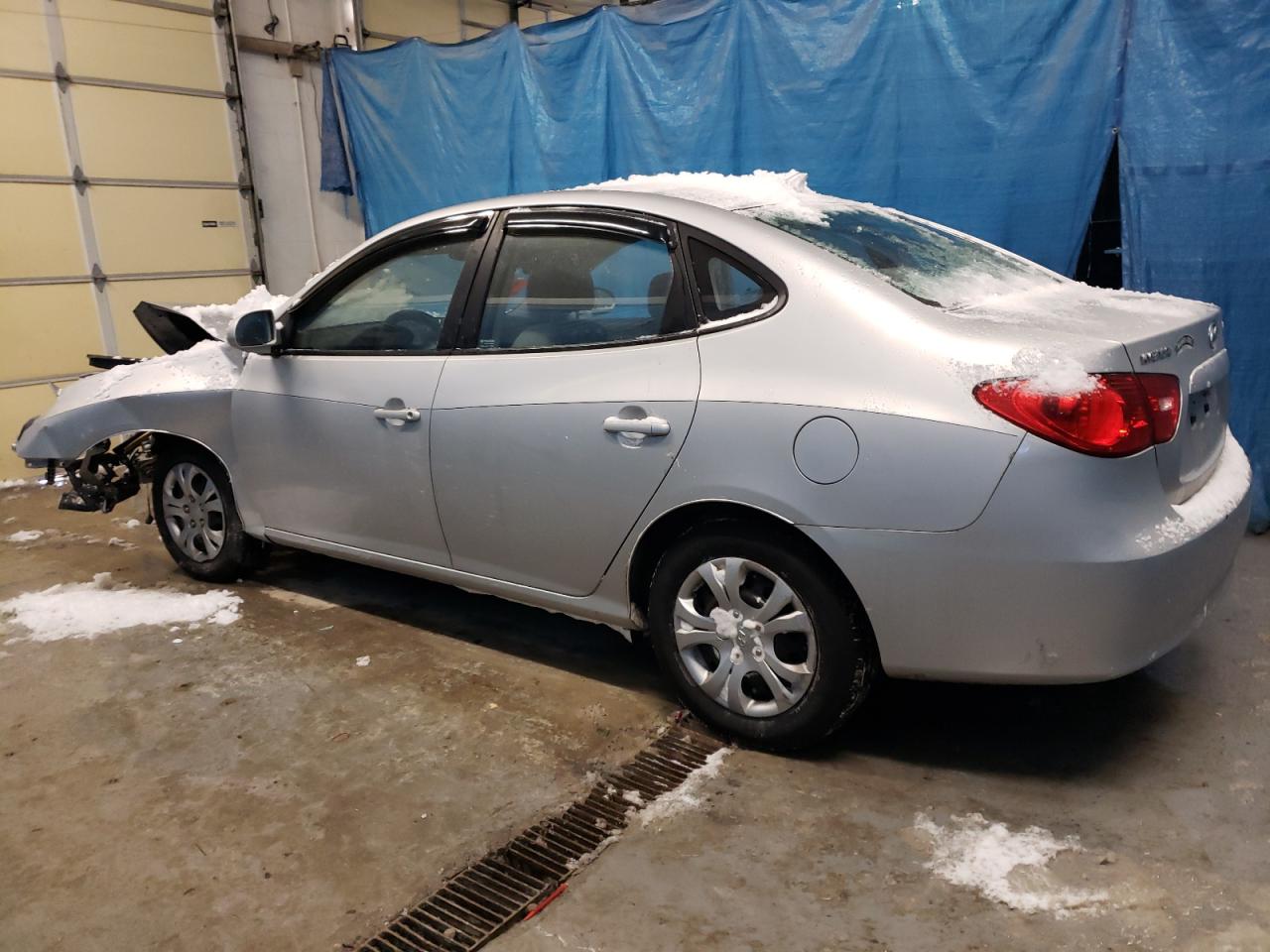 2009 Hyundai Elantra VIN KMHDU46D09U793308 Copart auction photo, front end / side damage thumbnail 2