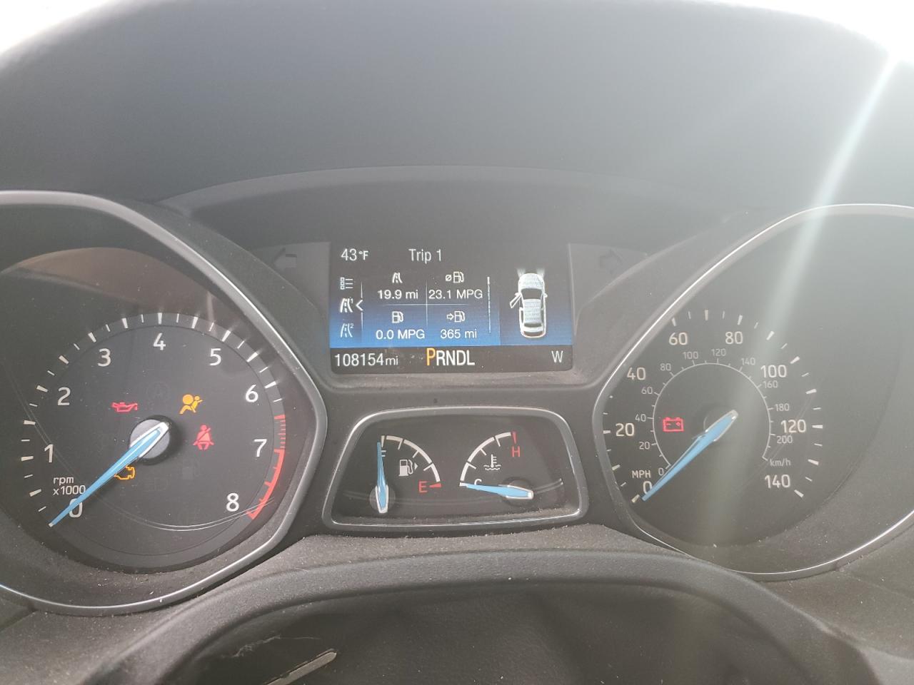 2016 Ford Focus VIN 1FADP3F21GL368869 Copart auction photo, front end damage thumbnail 9