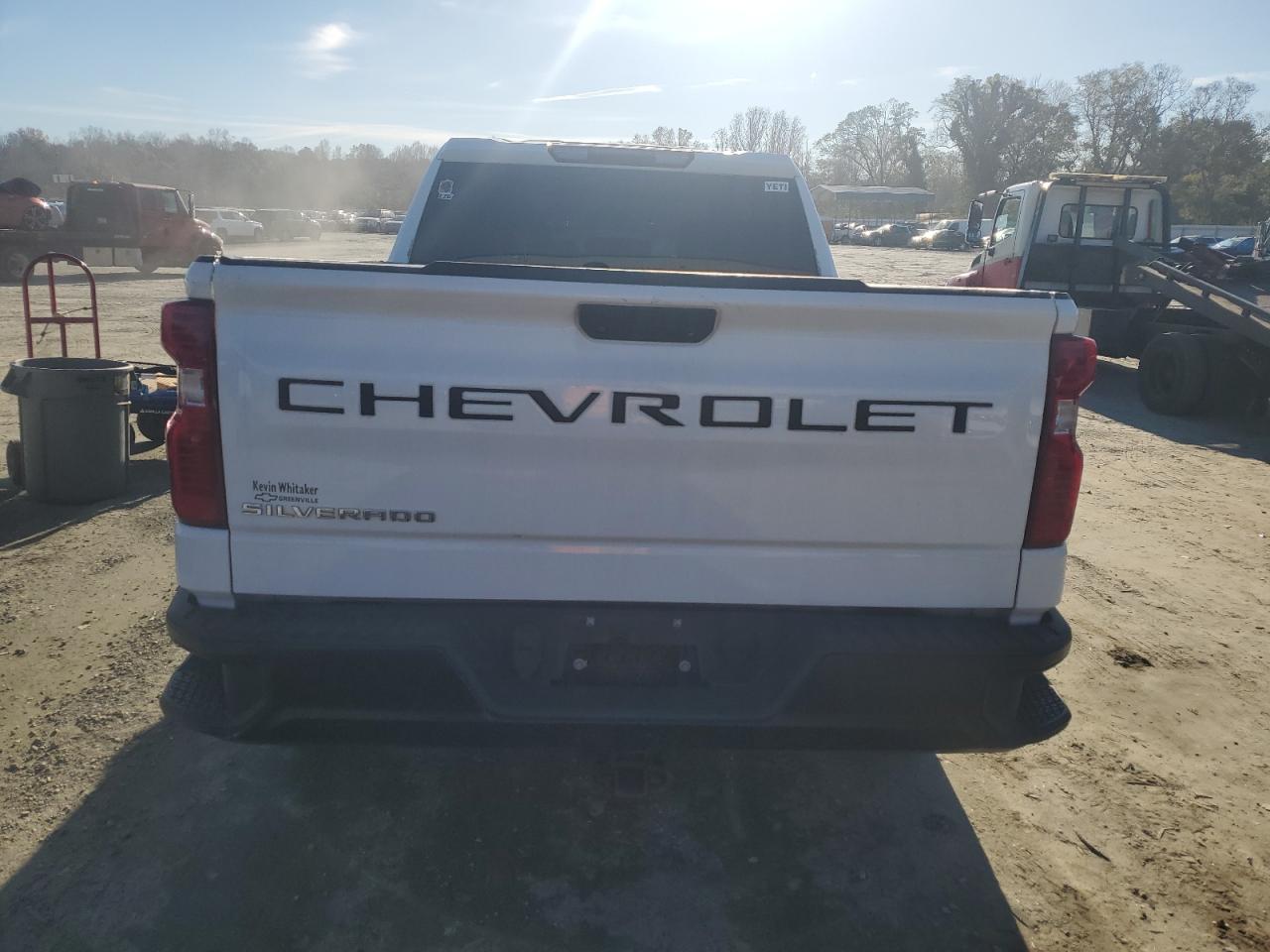 2019 Chevrolet Silverado VIN 1GCRWAEF5KZ305016 Copart auction photo, front end / side damage thumbnail 6