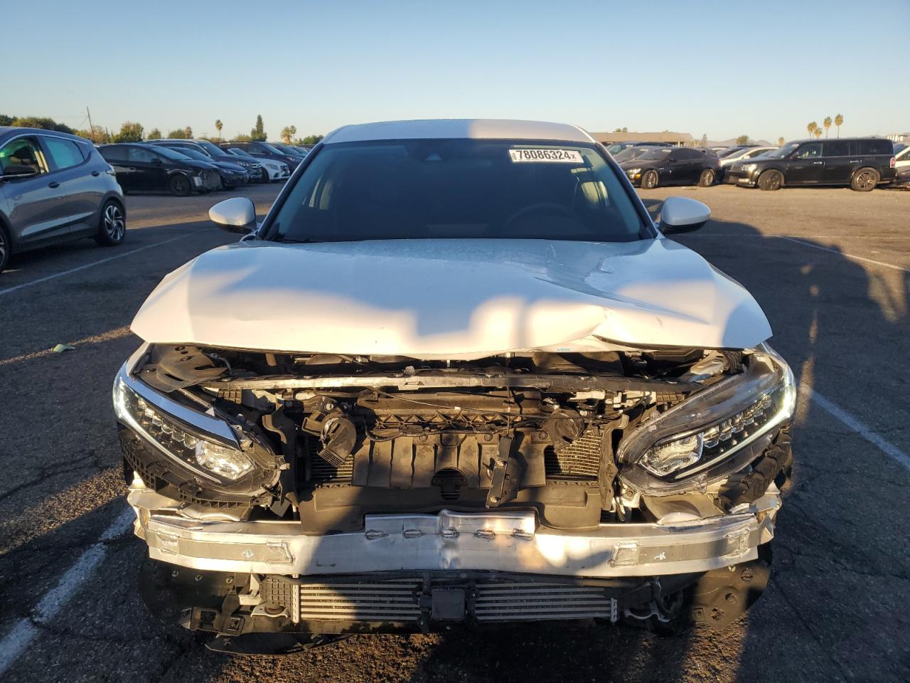 2021 Honda Accord VIN 1HGCV1F12MA034544 Copart auction photo, front end damage thumbnail 5