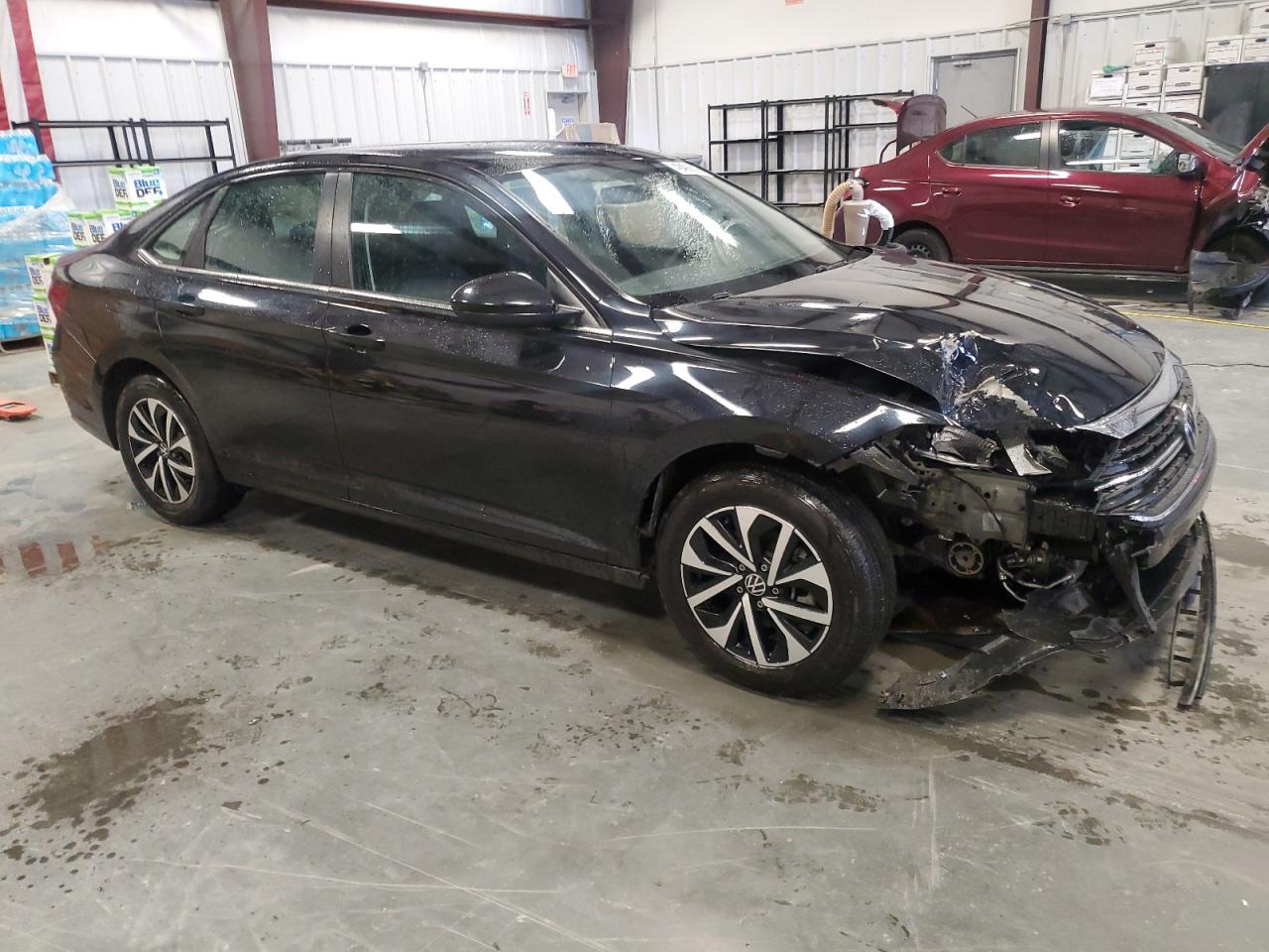 2023 Volkswagen Jetta VIN 3VW4M7BU9PM007029 Copart auction photo, front end damage thumbnail 4