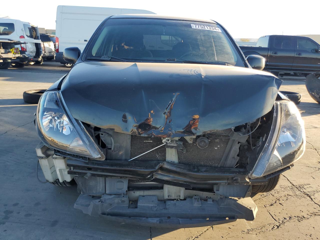 2008 Nissan Versa VIN 3N1BC13E58L426863 Copart auction photo, front end damage thumbnail 5