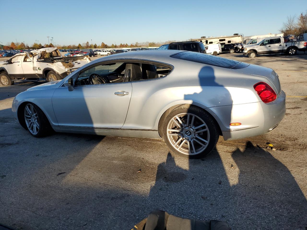 2004 Bentley Continental VIN SCBCR63W04C022416 Copart auction photo, burn / mechanical damage thumbnail 2